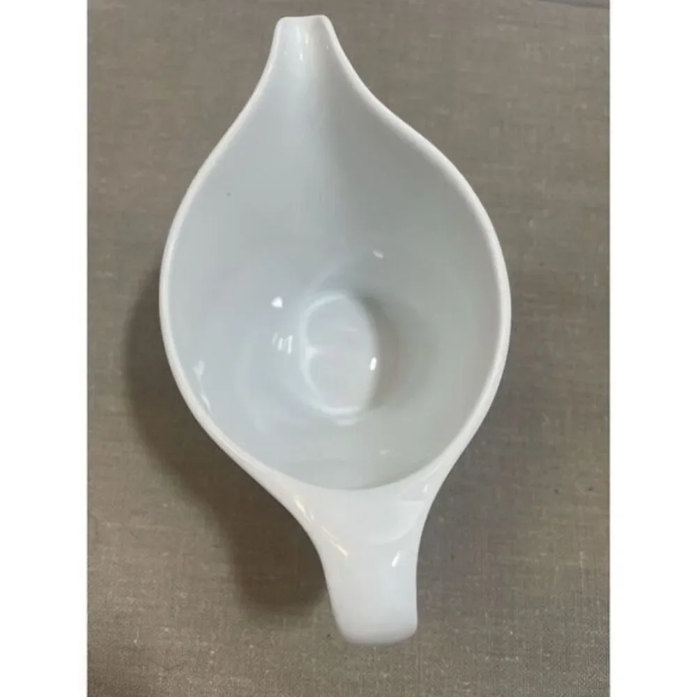 Vintage Mikasa Buenos‎ Aires Creamer White Wavy Mod Stripes SL 151 Portugal